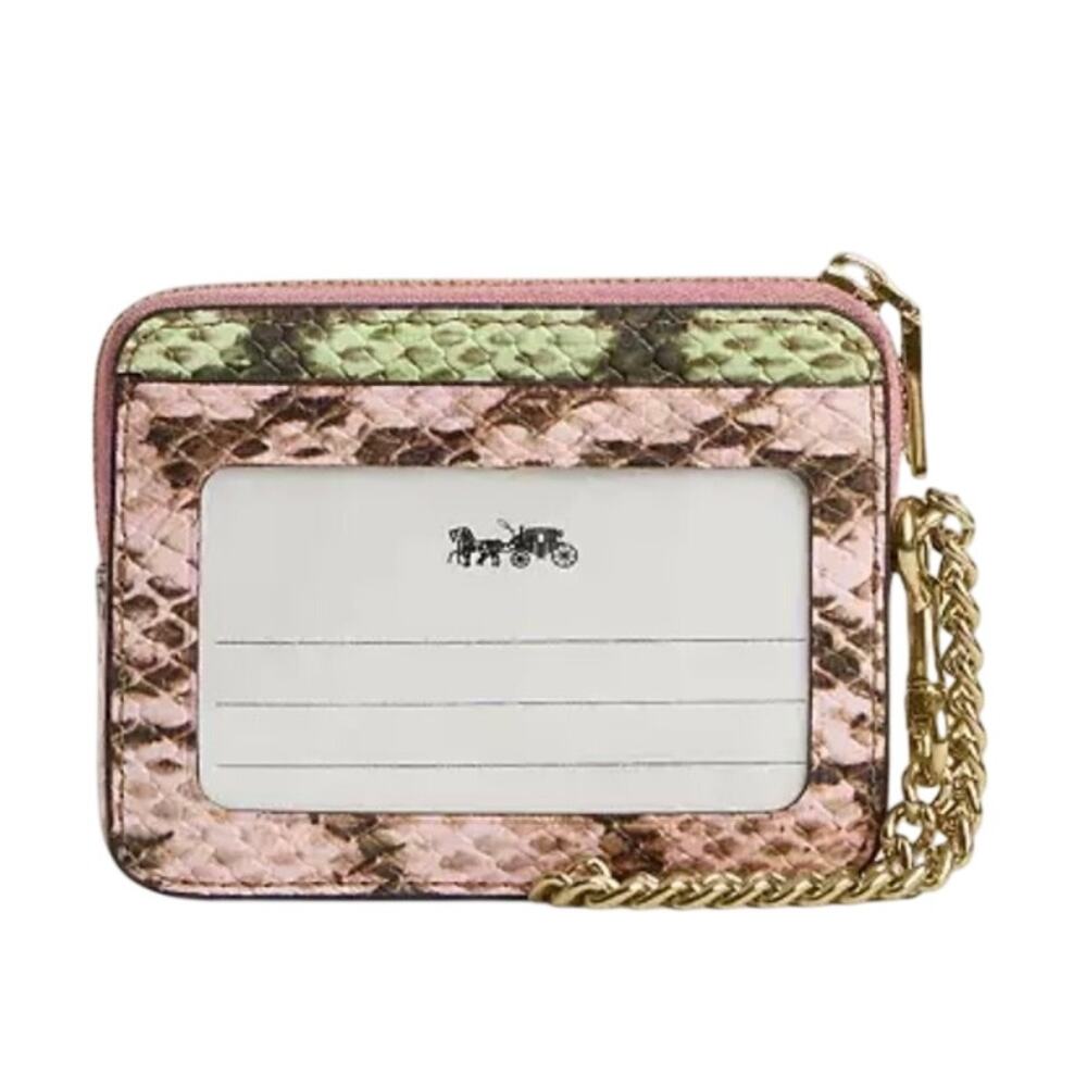 Coach Zip Card Case In Signature Jacquard - Picture 2 of 2